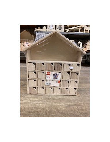 CALENDRIER DE L\'AVENT MAISON BOIS HOME SWEET HOME Noel