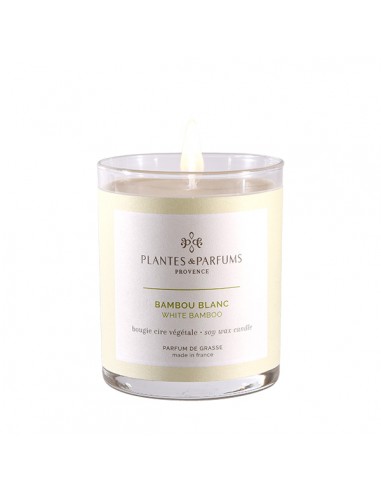 Bougie Végétale Parfumée 180g - Bambou Blanc HOME SWEET HOME Bougies Végétales Parfumées - 180g