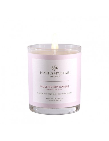 Bougie Végétale Parfumée 180g - Violette Printanière HOME SWEET HOME Hygiène et beauté