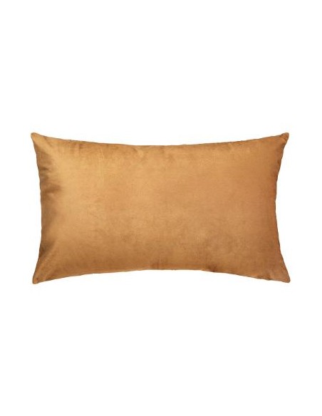 COUSSIN VELOURS PLISSE OCRE 30X50cm HOME SWEET HOME Linge de maison