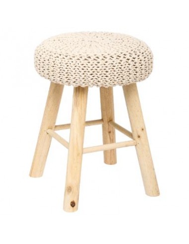 TABOURET SUZETTE BEIGE HOME SWEET HOME Chaises & Tabourets