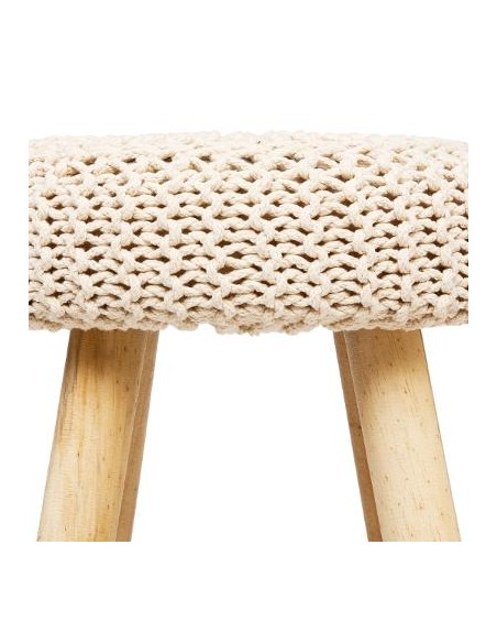 TABOURET SUZETTE BEIGE HOME SWEET HOME Chaises & Tabourets