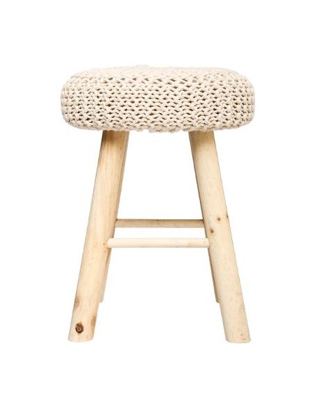 TABOURET SUZETTE BEIGE HOME SWEET HOME Chaises & Tabourets