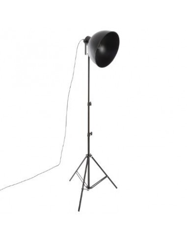 Lampadaire trépied \"Basalt\" noir, métal H175 cm HOME SWEET HOME Luminaires & Suspensions