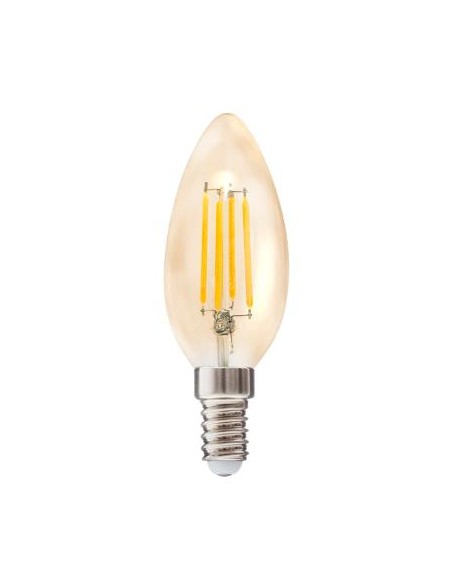 AMPOULE LED DROIT AMBREE E14 C35 2W HOME SWEET HOME Luminaires & Suspensions