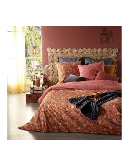 PARURE IMPRIMEE GYPSY 240X220cm HOME SWEET HOME Linge de maison