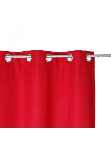 RIDEAU ISOLANT ROUGE 140X260cm HOME SWEET HOME Linge de maison