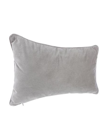 COUSSIN LILOU GRIS CLAIR 30X50cm HOME SWEET HOME Linge de maison