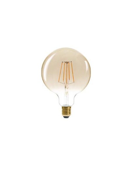 Ampoule LED \"Globe\" ambrée, filament droit E27 D13 cm HOME SWEET HOME Luminaires & Suspensions