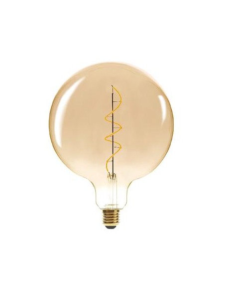 AMPOULE LED \"GLOBE\" AMBREE FILAMENT TORSADE HOME SWEET HOME Luminaires & Suspensions