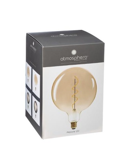 AMPOULE LED \"GLOBE\" AMBREE FILAMENT TORSADE HOME SWEET HOME Luminaires & Suspensions