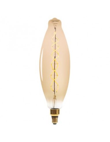 Ampoule LED \"Amande\" ambrée, filament torsadé E27 HOME SWEET HOME Luminaires & Suspensions