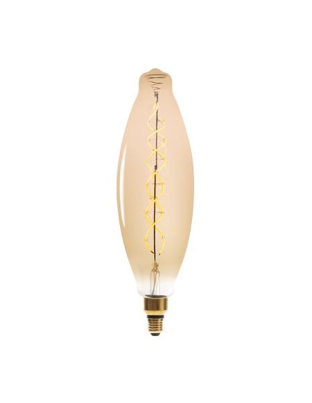 Ampoule LED \"Amande\" ambrée, filament torsadé E27 HOME SWEET HOME Luminaires & Suspensions